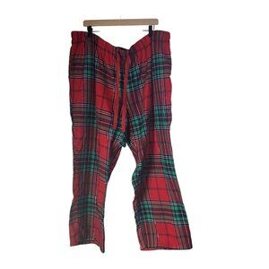 JOYSPUN Women's Christmas Holiday Plaid Pajama Pants Red Green XXL 18W/20W